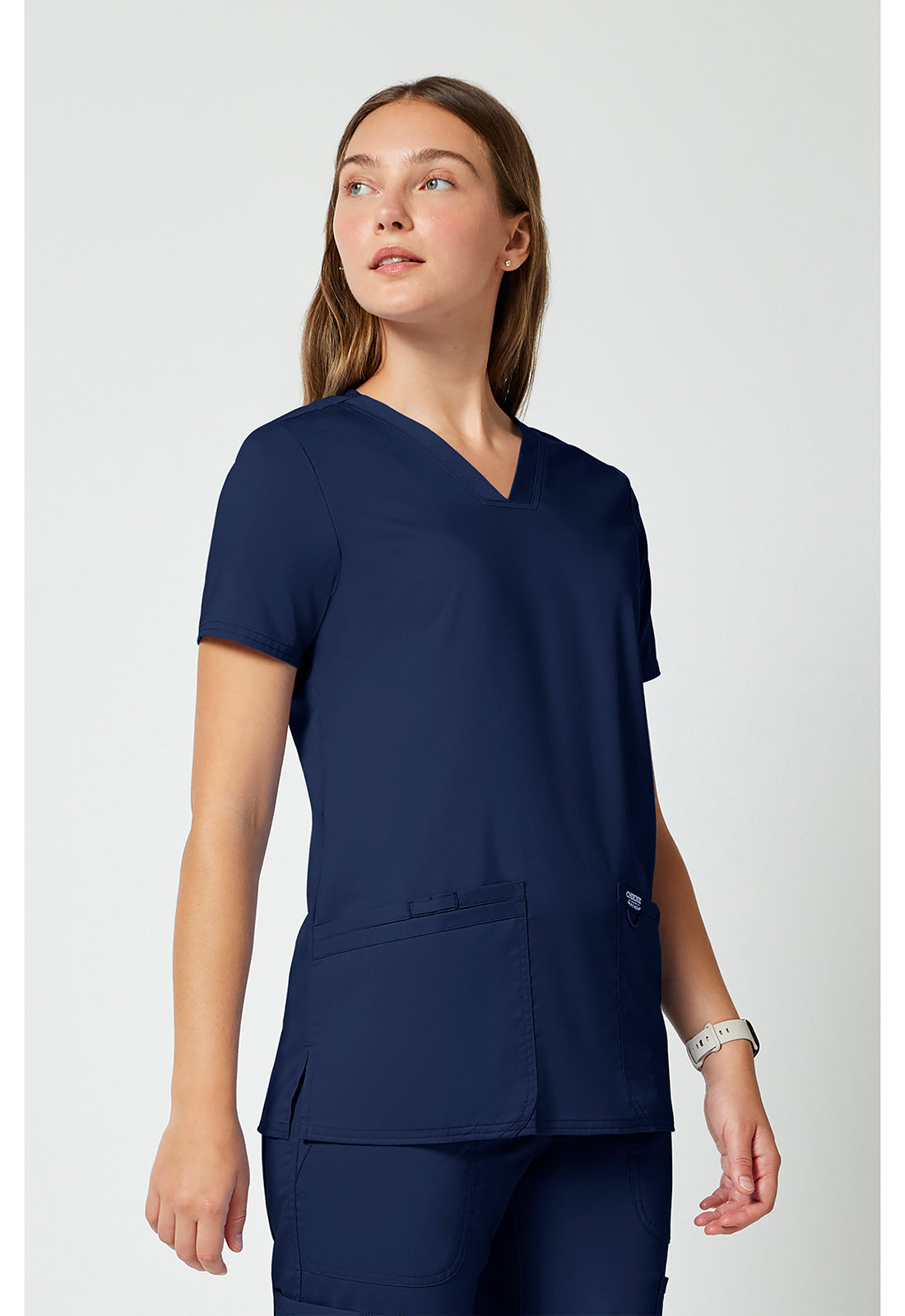 Cherokee Workwear Top met V-hals met prinsessennaden, instrumentlus en 2-way stretch WWE620