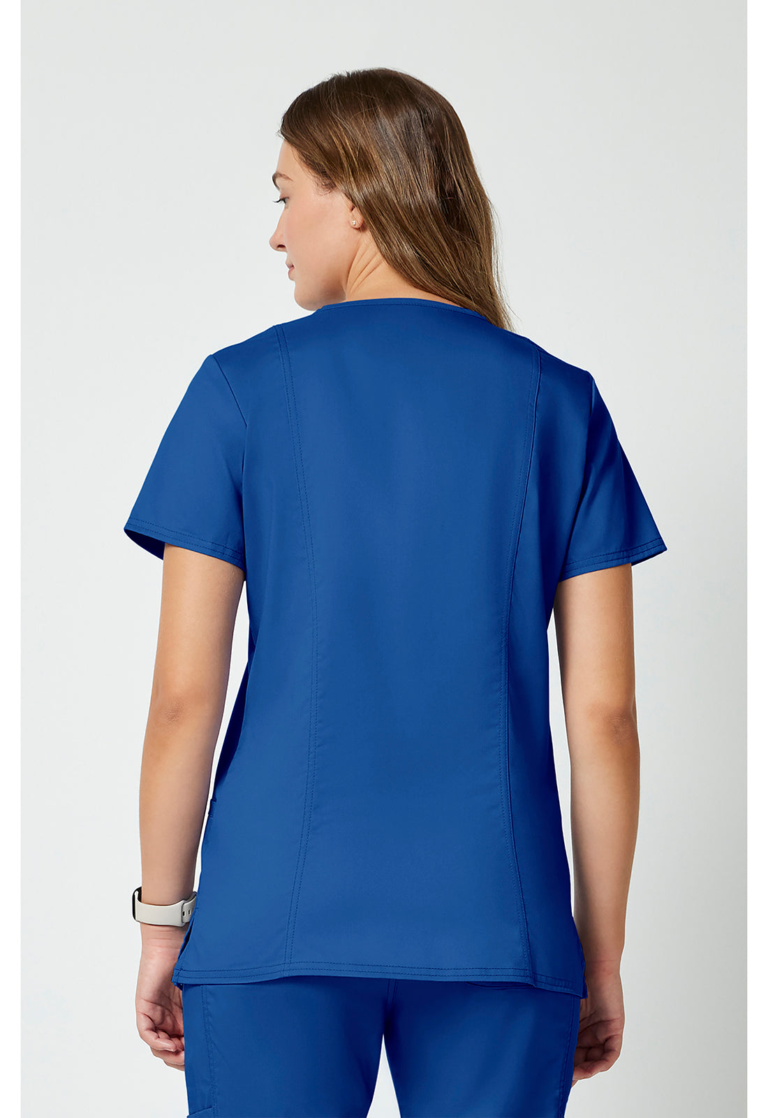 Cherokee Workwear Top met V-hals met prinsessennaden, instrumentlus en 2-way stretch WWE620