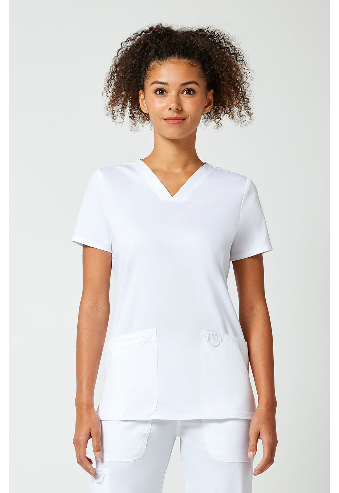 Cherokee Workwear Top met V-hals met prinsessennaden, instrumentlus en 2-way stretch WWE620