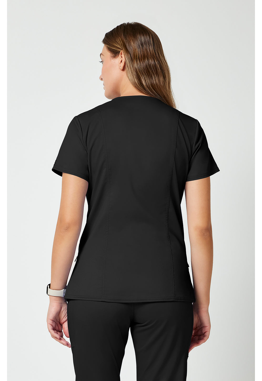 Cherokee Workwear Zwangerschapstop met wikkeleffect met verstelbare zijritsen en 2-way stretch WWE688