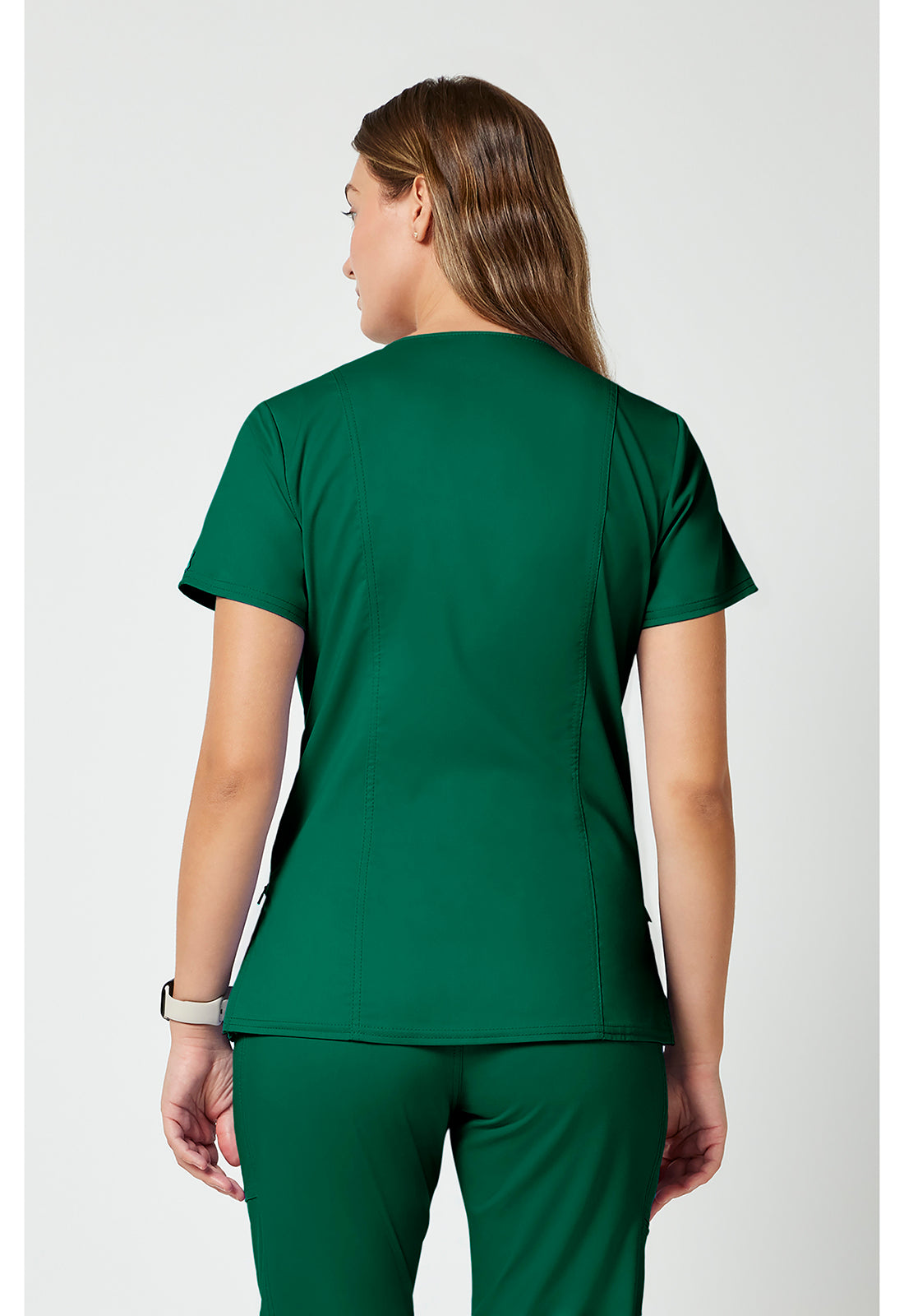 Cherokee Workwear Zwangerschapstop met wikkeleffect met verstelbare zijritsen en 2-way stretch WWE688