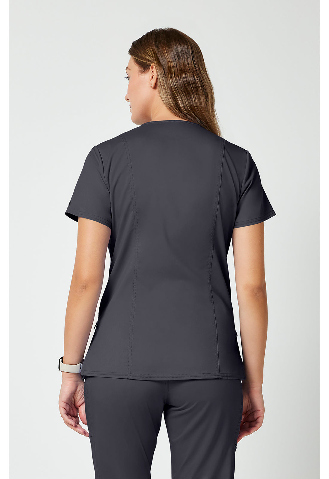 Cherokee Workwear Zwangerschapstop met wikkeleffect met verstelbare zijritsen en 2-way stretch WWE688