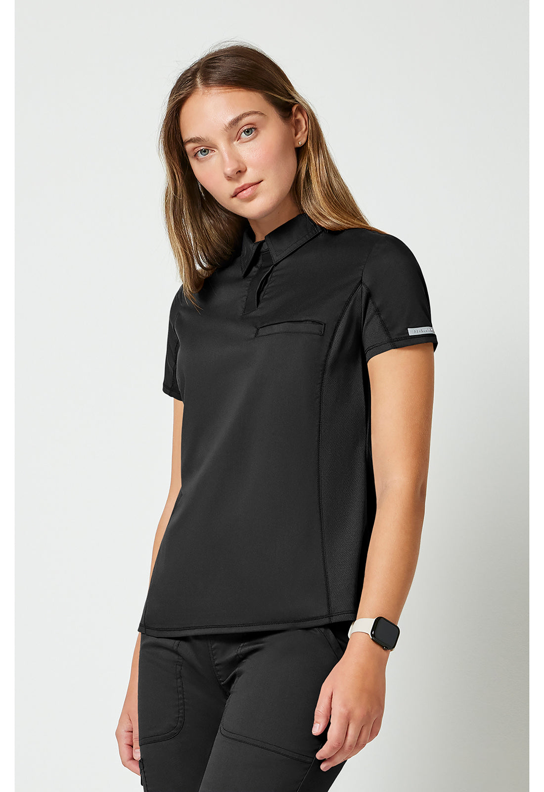 Cherokee Workwear Instopbare polo met drukknoopsluiting aan de voorkant met meshpanelen en 2-way stretch WWE698