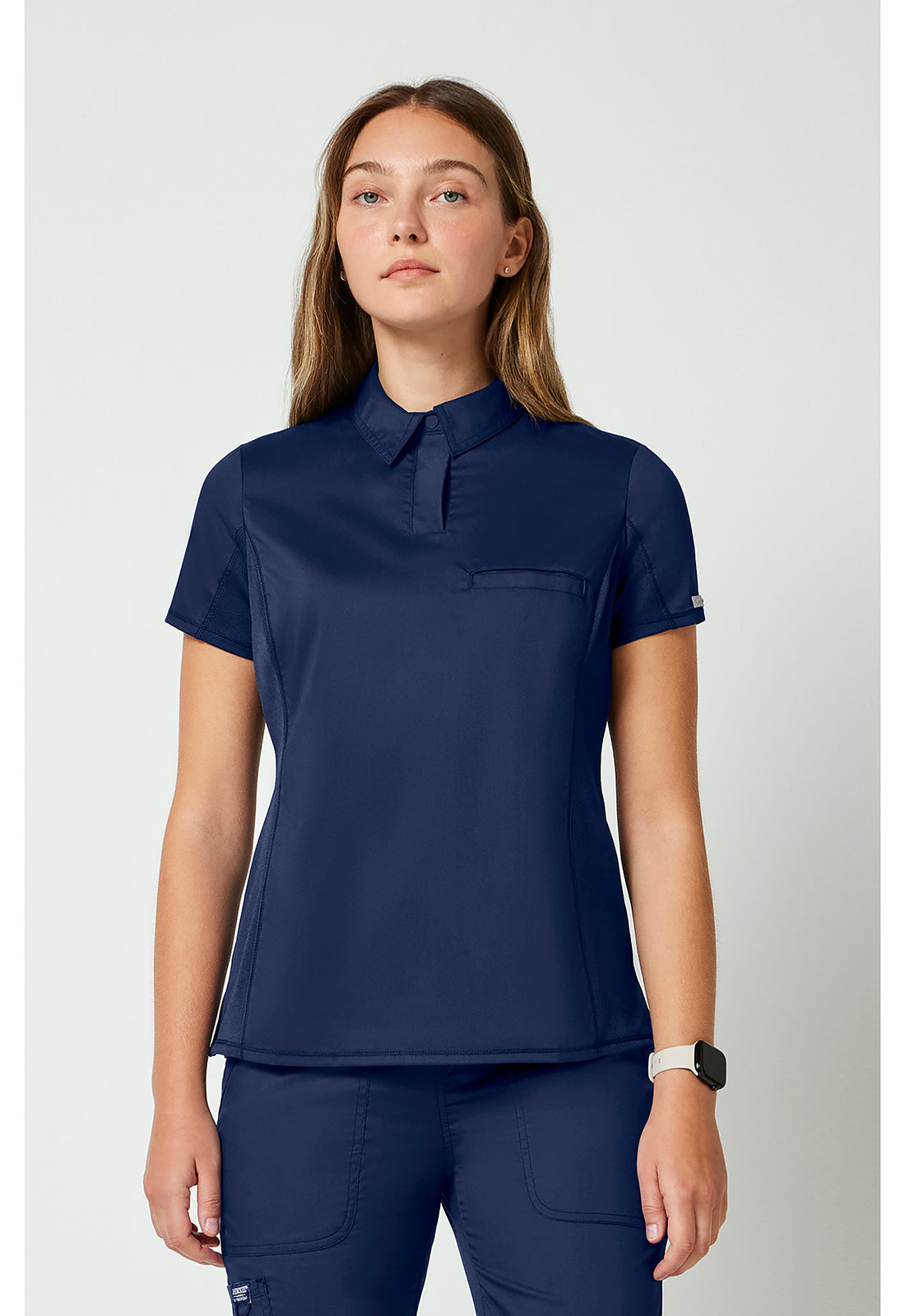 Cherokee Workwear Instopbare polo met drukknoopsluiting aan de voorkant met meshpanelen en 2-way stretch WWE698