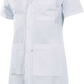 Alsico Unisex Doktersjas Artemis Wit met Korte Mouwen