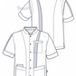 Heren jack Lex wit - Zorgkleding.nl