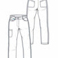 Pantalon dames Milly - Zorgkleding.nl