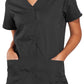 Snap Front V-Neck Top - Zorgkleding.be
