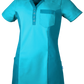 Dames polo Debora gekleurd - Zorgkleding.nl