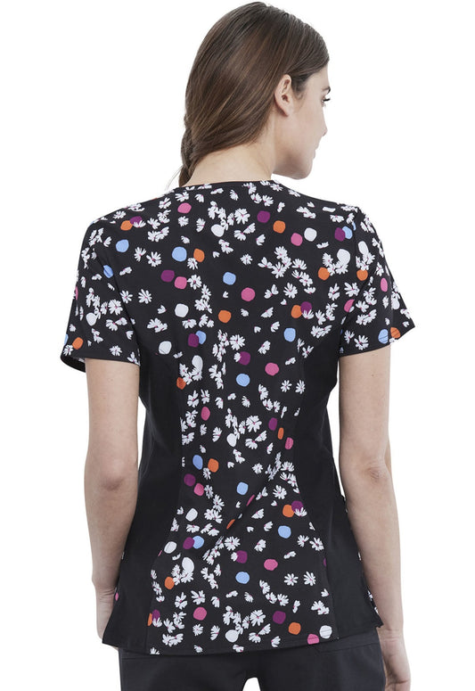 Tuniek iFlex CK642 Polka Dot Petals Cherokee - Zorgkleding.nl